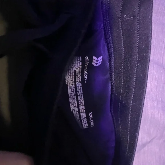 Black Athletic Shorts - Picture 2 of 2